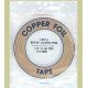 Copper foil 11/64" black, 4.4mm