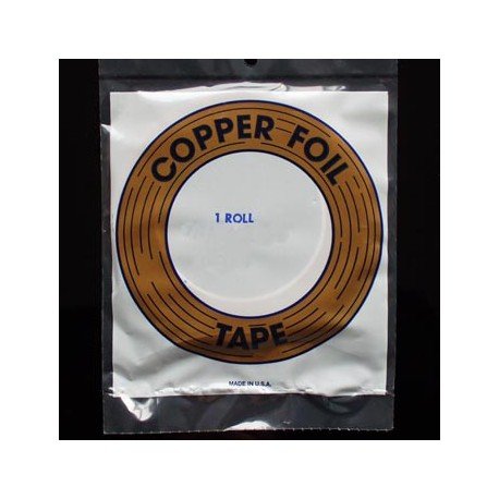 Copper foil 7/32" black,5.6mm